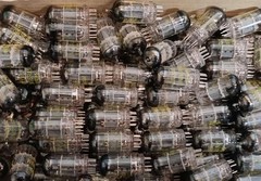 1pcs. ECC85 TUNGSRAM HUNGARY Audio Dual TRIODE TUBE 6AQ8 1959 year
