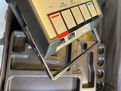 Vintage cassette recorder C-102 superscope With Cord And Case- Parts Only