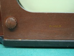 Vintage 1940s DeWald BT-100, 10&Prime; Table Top TV, RCA 630 Clone