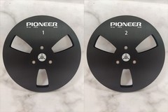 2X 7 » Pioneer Black PR-100 Aluminum Reel to Reel RT-707 909 Empty Take Up Reel