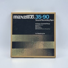 Maxell UD 35-90 Reel to Reel Tape 7&Prime; NOS Opened – 1800ft 1/4&Prime; Made in Japan