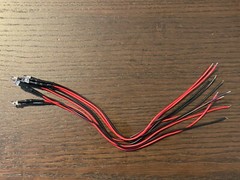 5 New UV PURPLE Wired 5mm LED Lights for Marantz Sansui Pioneer 6V-12v AC/DC 8v