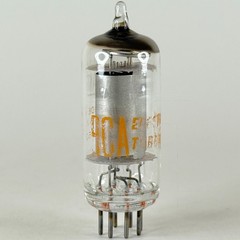 (1) Tested RCA 6AK6 Tube and Box Date Code 6152 Power Amplifier Pentode Tube