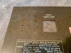 Akai GX-625 Reel to Reel Player Parting Out – Rear Panel