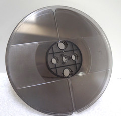 JAPAN FOGGY GRAY PLASTIC 7&Prime; inch TAKE-UP REEL for 4-track 3.75 ips 7.5 ips