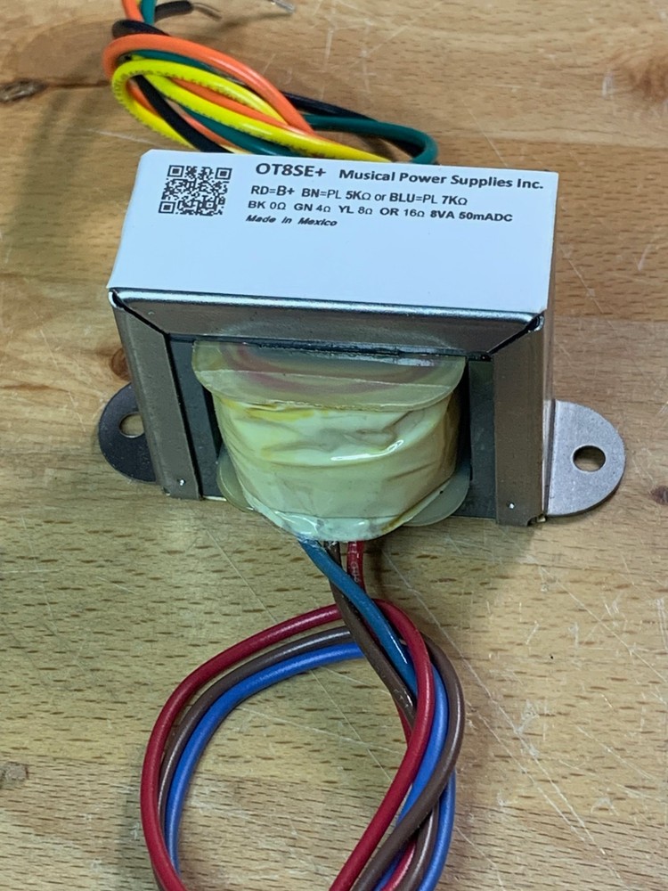OT8SE-PLUS- Single Ended Tube Output Transformer 5K/7K: 4/8/16 Ohm 8VA 50mADC
