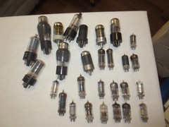 Lot Of 28 Mixed Vacuum Tubes GE, RCA, GM, Zenitn, & more