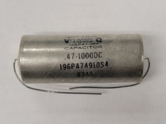 Sprague .47 uF 1000v Axial Capacitor 196P Vitamin Q Tone Audio Amp PIO