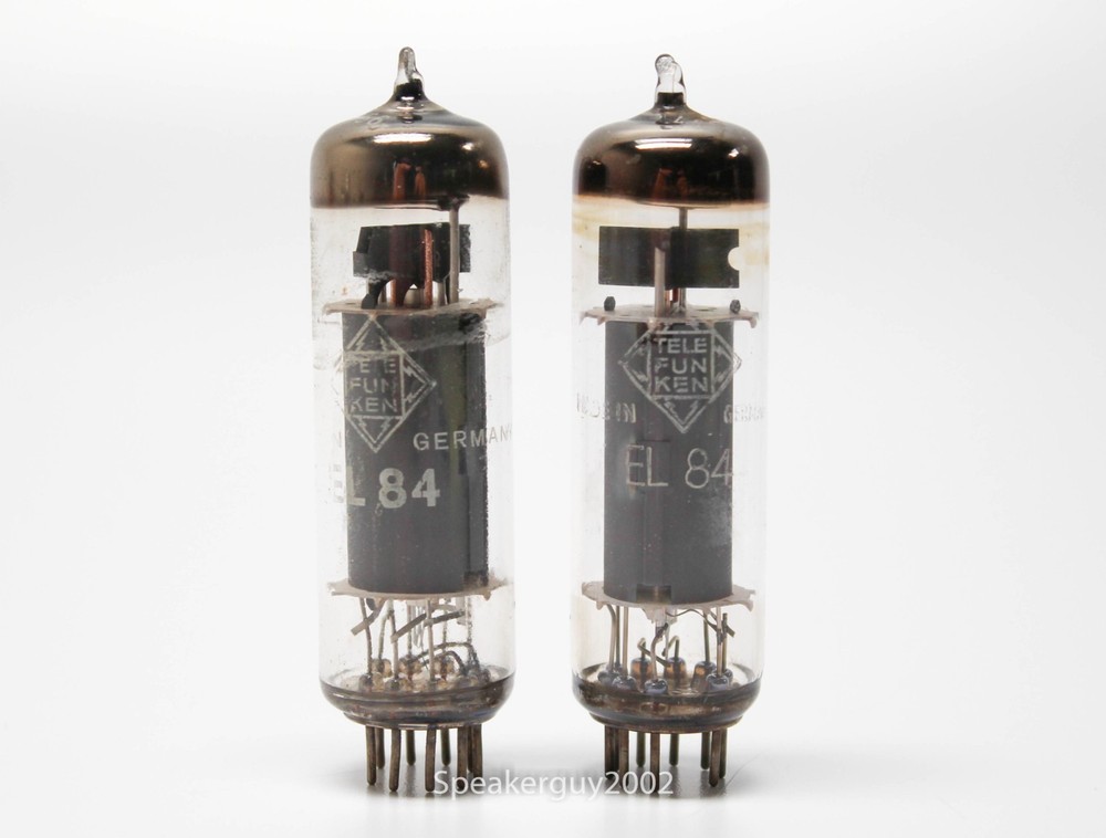 Matched Pair of Telefunken 6BQ5 EL84 Tubes — KT3