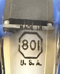 ONE RCA 801 / VT62 Tube / Graphite Plate White Base / TV7 Tested 53 Over 38