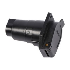 1pc For 12V 7 Pin Round Trailer Plug 7 Way Socket Adapter Wiring Connector