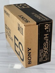 Sony ES L-750 Dynamicron High Grade Beta Tapes (Case of 10) NEW Sealed Lot