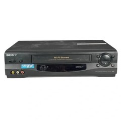 Sony VCR SLV-N55 Hi-Fi Stereo 4-Head VHS Player Recorder Tested Works No Remote