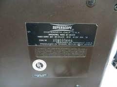 Marantz Superscope C-205 Professional Cassette Recorder Player Desktop Vintage
