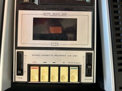 Superscope CS-200S Stereo Cassette Recorder w/ Speakers Case Box Manual Japan