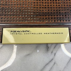 Realistic Crystal Controlled Weatheradio, Fully Tested works, Antenna Complete