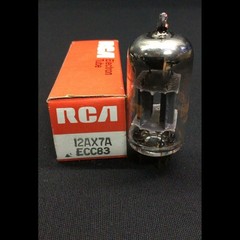 NOS RCA 12AX7A ECC83 O Getter PREMIUM Vintage Audio VACUUM TUBE Tested 4.9254