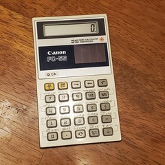 Canon FC-5S Solar Card Calculator Scientific Vintage Metric Conversion