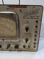 Hickok Vacuum Tube Volt-Ohm Milliammeter Model 209A No Power Cord