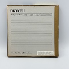 Maxell UD 35-90 Reel to Reel Tape 7&Prime; NOS Opened – 1800ft 1/4&Prime; Made in Japan