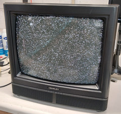 CROSLEY – 19&Prime; Vintage Color CRT TV RETRO GAMING- MODEL-19Y403-00AA
