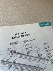 SONY ST-5600 STEREO TUNER SERVICE MANUAL WITH SCHEMATICS ORIGINAL D1355