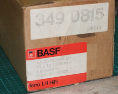 BASF LP35 Ferro LH HiFi 275m 5in 902&prime; Magnetic Tape Made In Germany – 10 Reels