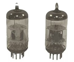 Pair Of ECC81/12AT TELEFUNKEN Vintage Amp Tubes. Both Score In The Mid 80’s.