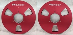 One Pair 10.5 » gold Pioneer Tape reel High Quality Aluminum Take Up Reel