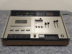 Vintage 70s AKAI GXC-75D Auto Reverse Audio Cassette Tape Player Recorder TESTED