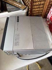 Vintage Emerson VR36 5 in Black & White TV television with AM/FM Radio – WORKS