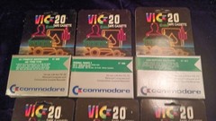 commodore vic20 lot games tapes books ram new condition