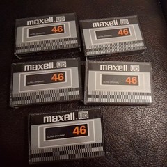 MAXELL UD 46 Normal Position used cassettes vintage