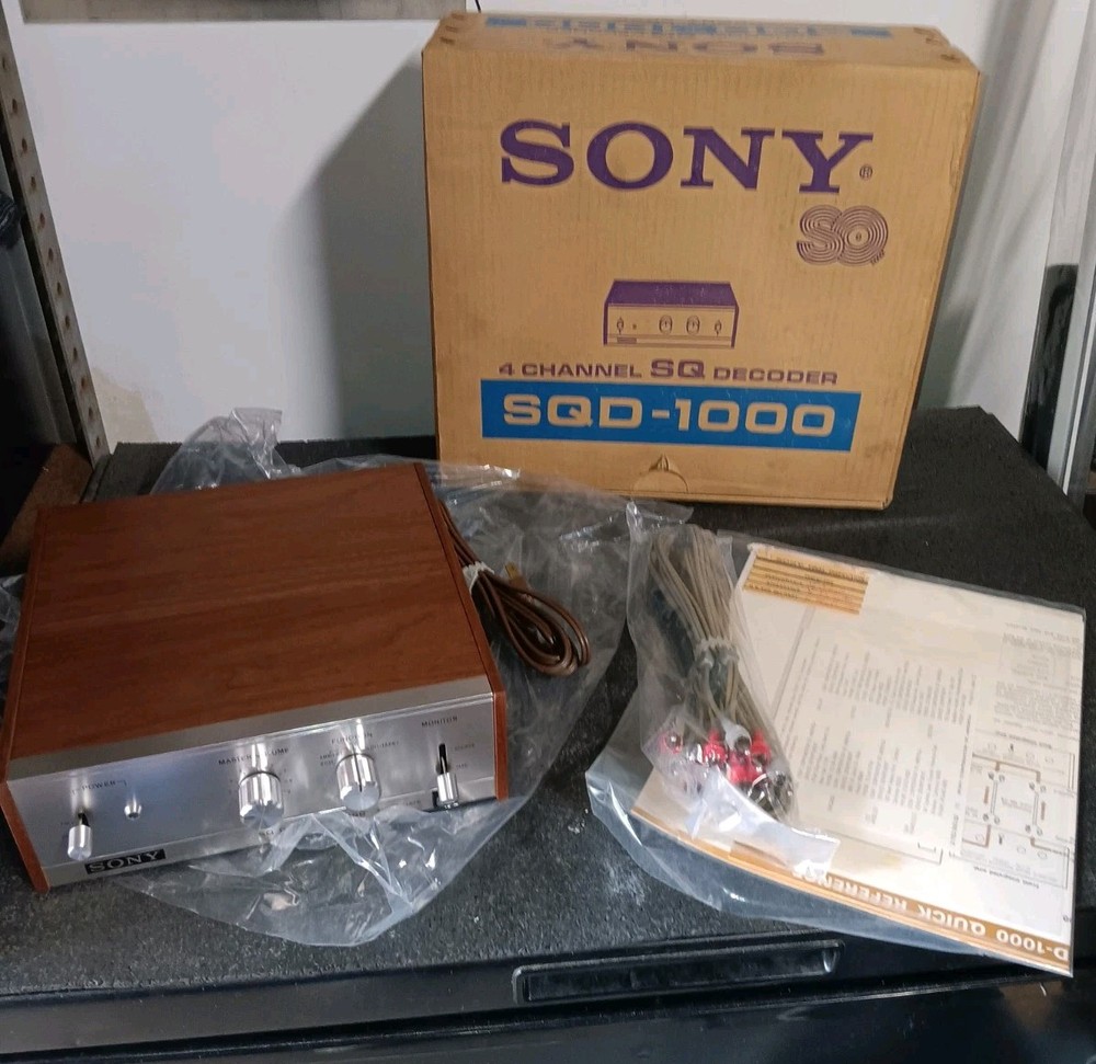 Sony SQ Decoder NOS. Never Used Complete!