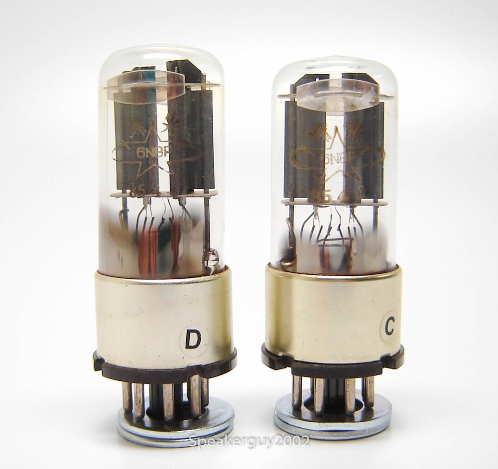 2X Shuguang 6N8P Tubes / KT3