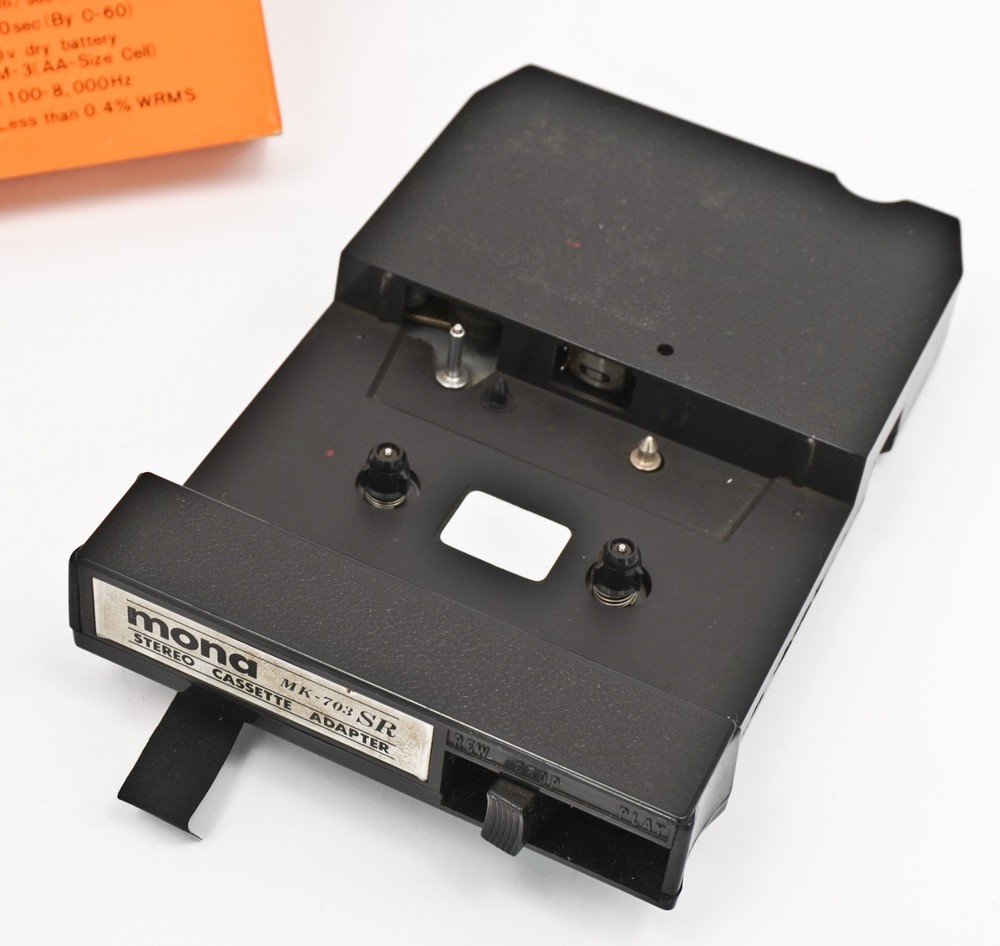 Vintage Mona MK-703SR 8 Track Player Stereo Cassette Adapter « Rew Stop Play »