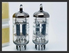 2 x NOS Siemens Halske 5751 12AX7 ECC83 Sealed Audio Triode Tubes Vintage Hi-Fi