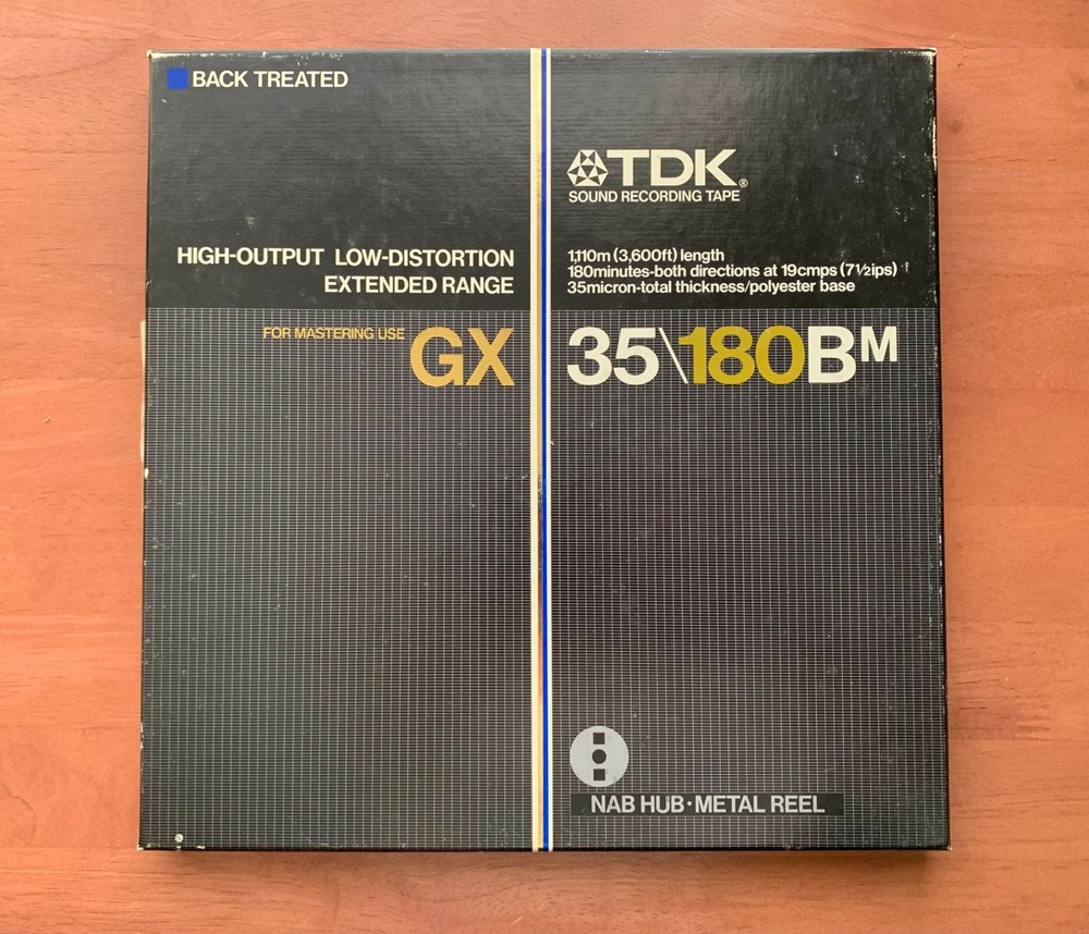 TDK GX 35180Bm Metal Reel – 10.5&Prime; reel A1YC628