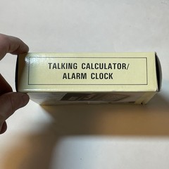 Talking calculator alarm clock multilanguage German French Spanish English Small