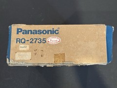 Panasonic Portable Cassette Tape Recorder RQ-2735 SlimLine – WORKS