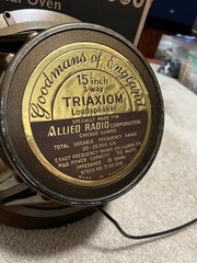 Goodmans 15&Prime;Triaxiom Made in England… ( 1 ) Single