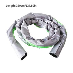 Vacuum Hose Safety Sleeves 3.5m Abrasion Resistant Nylon Cover Easy Installation