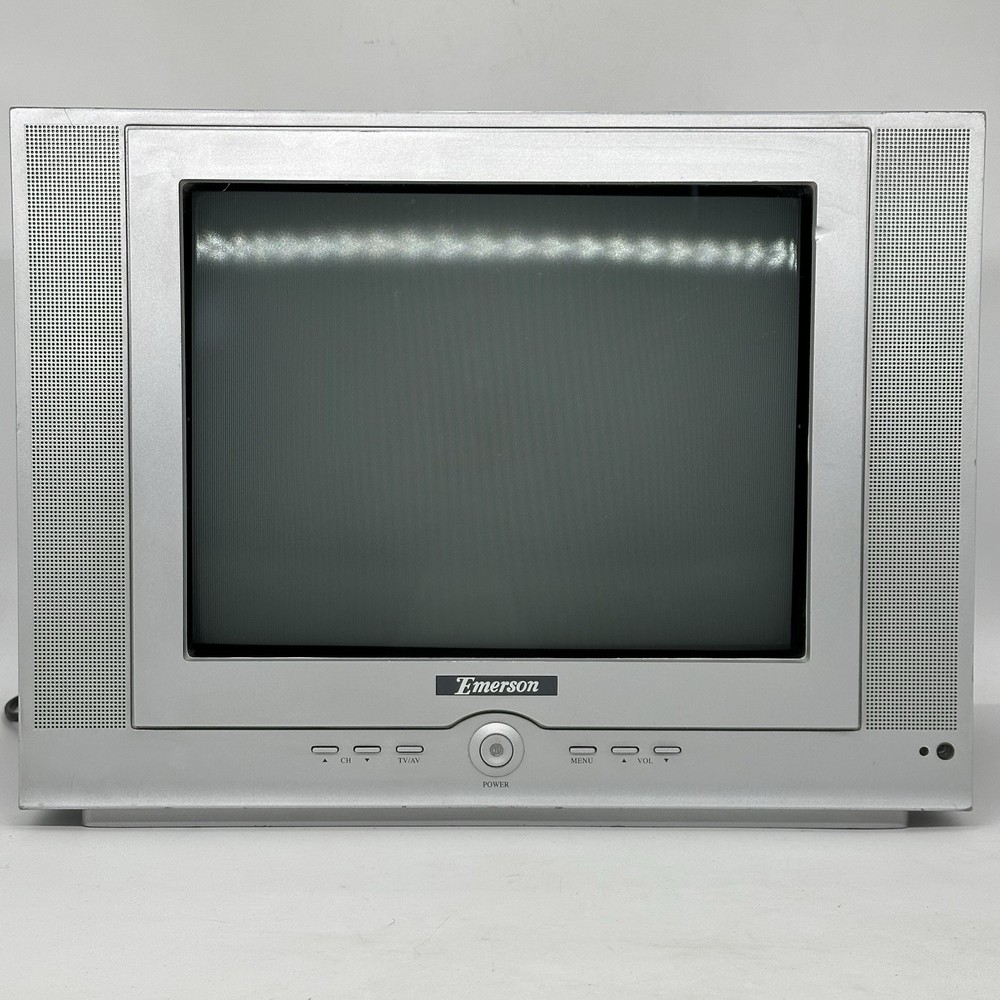 Emerson ETV1501PF 15&Prime; CRT Television Retro Gaming Tested Working