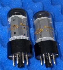 TWO Amperex 7591A Tubes / Amplitrex Tested 💪 +100% / 1978 Dates / 2% Gm Matched