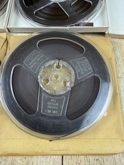 Lot of 6 Used Mixed Brands BASF Panasonic Scotch Reel To Reel Tapes 7”