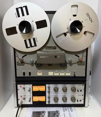 DENON DH-710S Open Reel Tape Deck 2/4 Track Serviced Tested Excellent