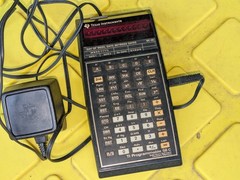 Texas Instruments TI Programmable 58C Vintage Calculator With Power Supply