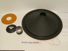 15&Prime; DVC! Dual 4 ohm recone kit for Cerwin Vega DCW15 DC15 1515