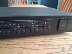 Vtg Pioneer F-77 FM/AM Digital Synthesizer Stereo Tuner Memory Presets Japan