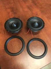 Genuine Pair Of 4-1/2” Midrange Speakers For VM EXAT31-BK Speaker System Tested